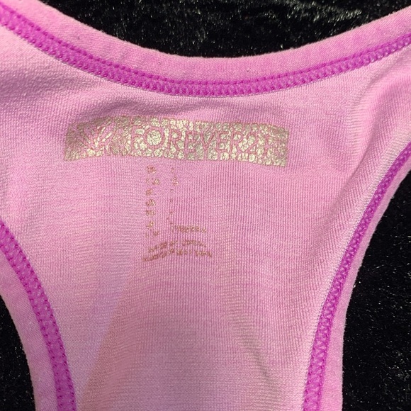 Women’s Large Blue with Black Stripes Racerback Sports Bra - No Padding - Picture 2 of 5